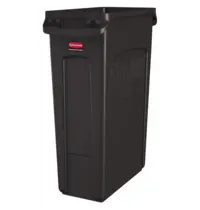 Rubbermaid Afvalbak | SLIM JIM | Kunststof | Bruin | 87L | Open | 279x558x762(h)mm