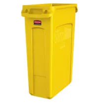 Rubbermaid Afvalbak | SLIM JIM | Kunststof | Geel | 87L | Open | 279x558x762(h)mm