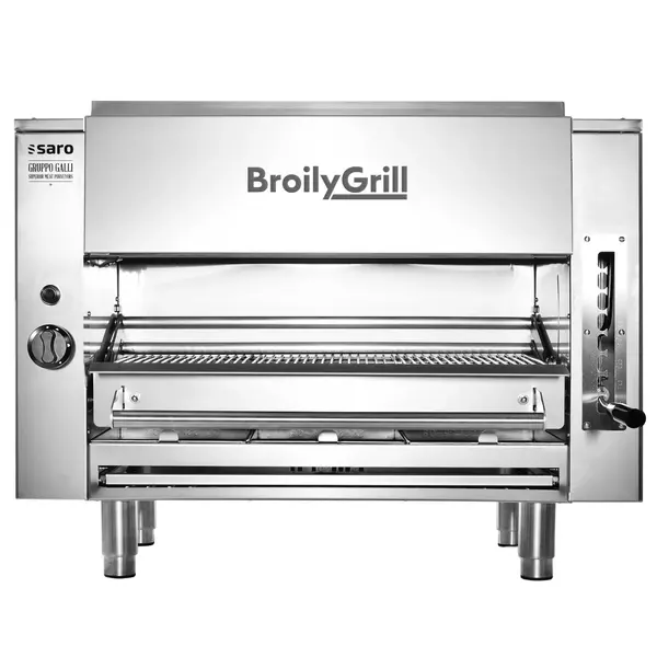 High Speed Grill | BroilyGrill | Gas | Oppervlak 696x380 (RVS) | ≤850°C | 12.8kW | Waakvlam/Piëzo | 980x630x745(h)mm