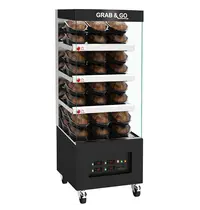 Saro Verwarmd Wandmeubel | Zwart | ≤70°C | Geventileerd | 4 Niveaus | Zelfbediening | 3.2kW (230V) | Wielen (Geremd) | 650x735x1745(h)mm