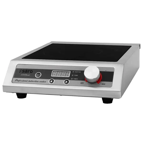 Inductiekookplaat | FINJA | 1 Kookpunt (Ø260) | 60°C/240°C | 3.5kW (230V) | Timer | 327x420x98(h)mm