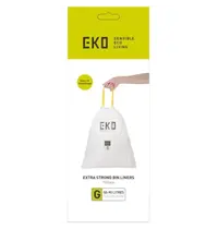 EKO Afvalzakken | Kunststof | Wit | 90L | EKO Afvalbakken | 240 Stuks | 890x710(h)mm 