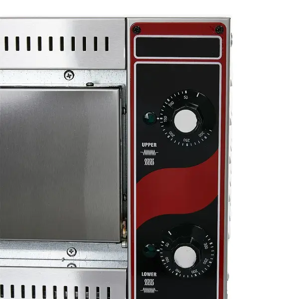 Pizzaoven | PALERMO | Elektrisch | 1+1x Ø33cm | 50°C/300°C | 5kW (2x 230V) | 530x434x520(h)mm