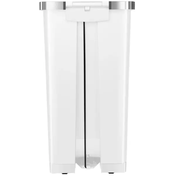 Pedaalemmer | HANA 2 | Kunststof/RVS | Wit | 90L | Klapdeksel | 375x450x825(h)mm