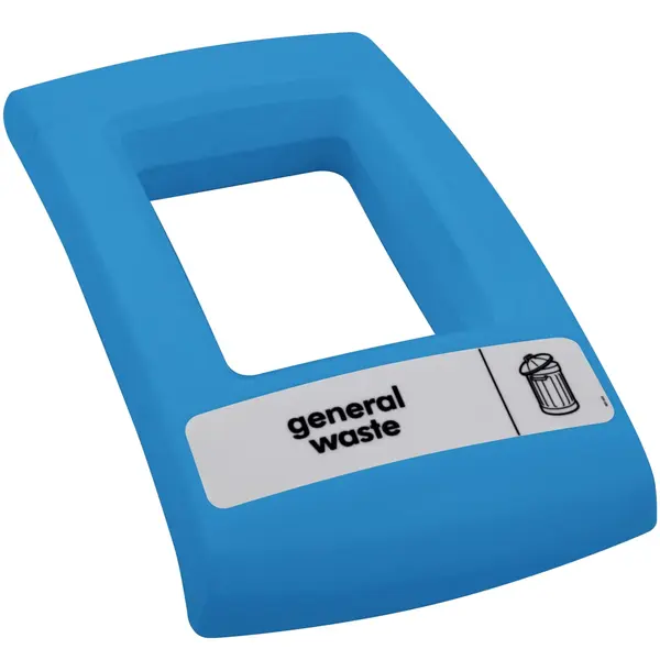 Deksel | Kunststof | Blauw | V-part ENVIROBIN MINI/MIDI Afvalbakken | Rechthoekig-Gat