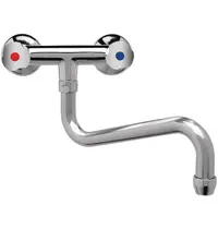 Gastro M Mengkraan | Draaiknoppen | Lage Uitloop | 250(h)mm