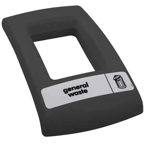 Deksel | Kunststof | Grijs | V-part ENVIROBIN MINI/MIDI Afvalbakken | Rechthoekig-Gat