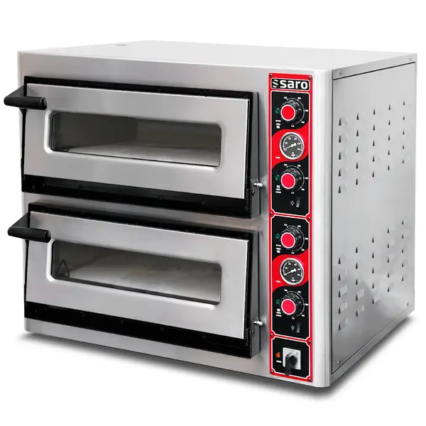 Pizzaoven | FABIO | Elektrisch | 4+4x Ø30cm | 50°C/500°C | 10kW (400V) | 895x875x735(h)mm
