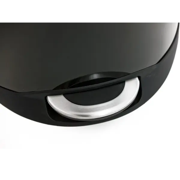Pedaalemmer | SHELL BIN | RVS | Zwart | 30L | Klapdeksel | Anti Fingerprint | 340x375x690(h)mm