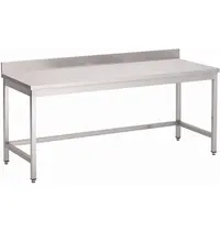 Gastro M Werktafel | RVS | Diepte 700 | Hoogte 850/920 | Breedte 700-2000 | Achteropstand 
