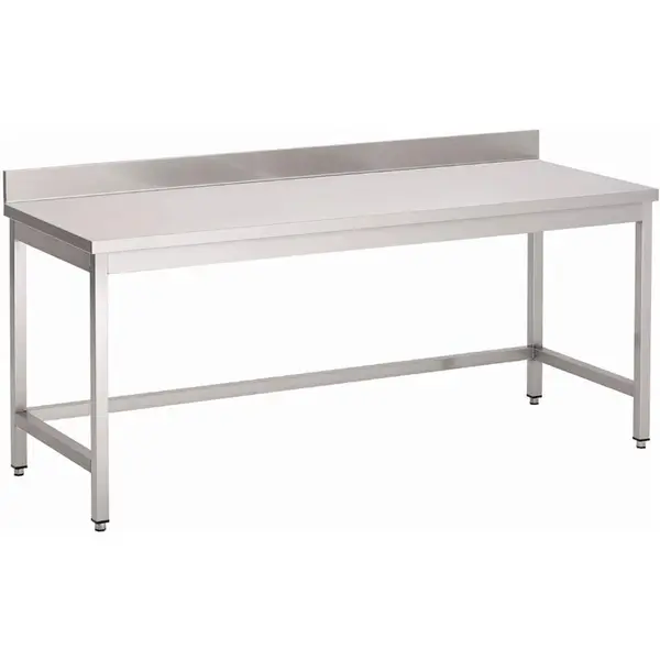 Werktafel | RVS | Diepte 700 | Hoogte 850/920 | Breedte 700-2000 | Achteropstand