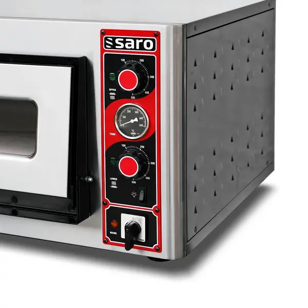 Pizzaoven | MASSIMO | Elektrisch | 6+6x Ø30cm | 50°C/500°C | 12kW (400V) | 895x1010x735(h)mm