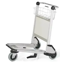 WAS Germany Bagagetrolley | Aluminium | Wielen (Geremd) | 930x670x1040(h)mm