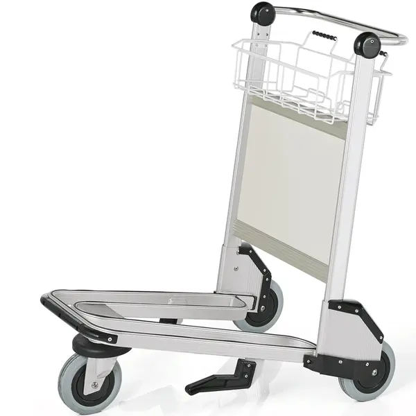 Koffer Transportwagen | Aluminium | Wielen (Geremd) | 930x670x1040(h)mm