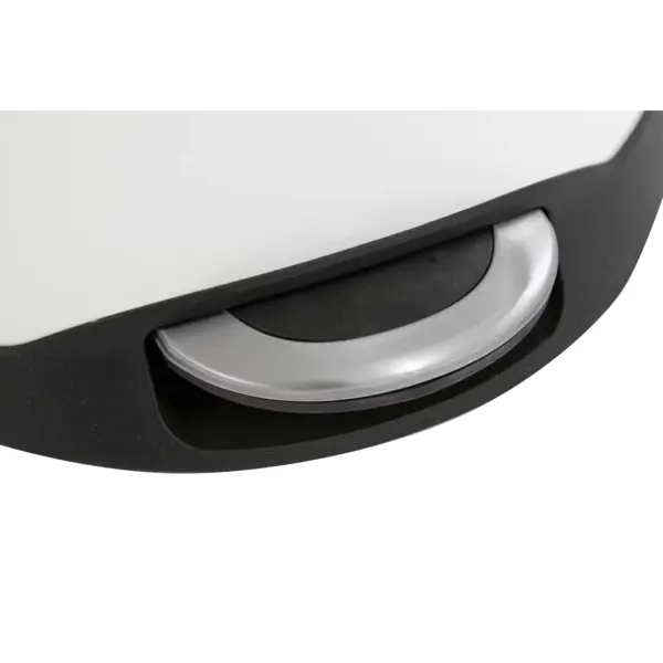 Pedaalemmer | SHELL BIN | RVS | Wit | 30L | Klapdeksel | Anti Fingerprint | 340x375x690(h)mm