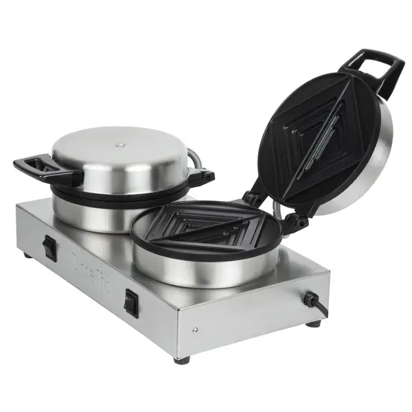 Tosti-IJzer | Gehalveerde Sneden | 1.6kW | 400x220x190(h)mm
