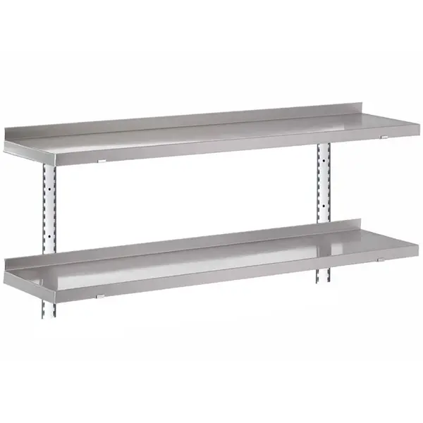 Wandplank | RVS | Diepte 400 | Hoogte 35 | Breedte 1000-2000