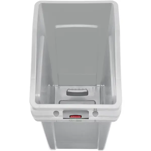 Afvalbak | SLIM JIM | Kunststof | Grijs | 49L | Open | 284x565x663(h)mm