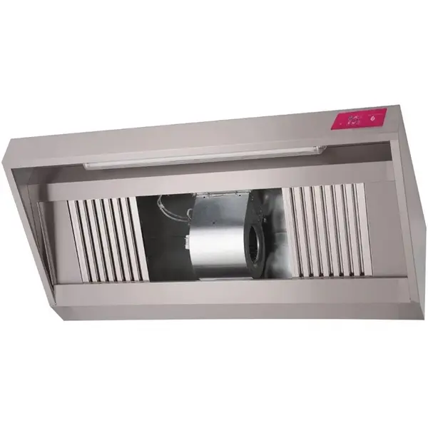 Afzuigkap | Schuin Model | Incl. Motor | 2200m³/u | Regelaar + Verlichting | 2000x900x450(h)mm