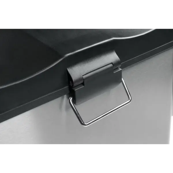 Pedaalemmer | REJOICE | RVS/Kunststof | Zwart | 24L | Klapdeksel | Afvalscheiding | Anti Fingerprint | 405x382x430(h)mm