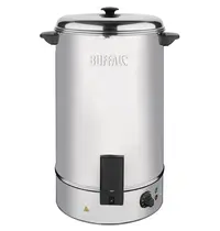 Buffalo Heetwaterdispenser | RVS | 40L | 30°C/98°C | 2.6kW (230V) | Sensorbediening | 440x383x640(h)mm