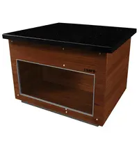 Saro Neutraal Buffetmeubel | PREMIUM LINE | Houtlook/Graniet | Wielen (Geremd) | 1000x880x850(h)mm