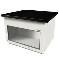 Saro Neutraal Buffetmeubel | PREMIUM LINE | Wit/Graniet | Wielen (Geremd) | 1000x880x850(h)mm 