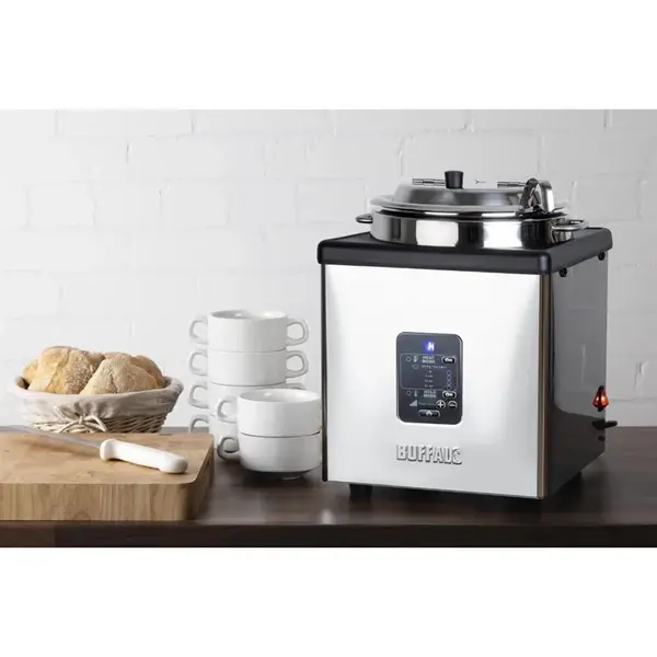 Soepketel | RVS | 9L | 50°C/90°C | Heat & Hold | 1.4kW (230V) | Ø312x410(h)mm