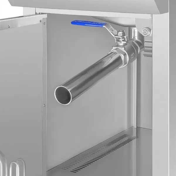 Friteuse | Elektrisch | 20L | 60°C/190°C | 12kW (400V) | Aftapkraan | Wielen (Geremd) | 394x750x1014(h)mm