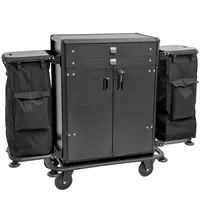 WAS Germany Huishoudwagen | Aluminium/Gelamineerd | 3 Niveaus | Incl. Waszakken | Wielen (Geremd) | 800x500x1300(h)mm