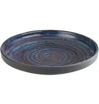 EMGA Bord | LOOPS | Melamine | Blauw | Per Stuk | Ø180x30(h)mm 