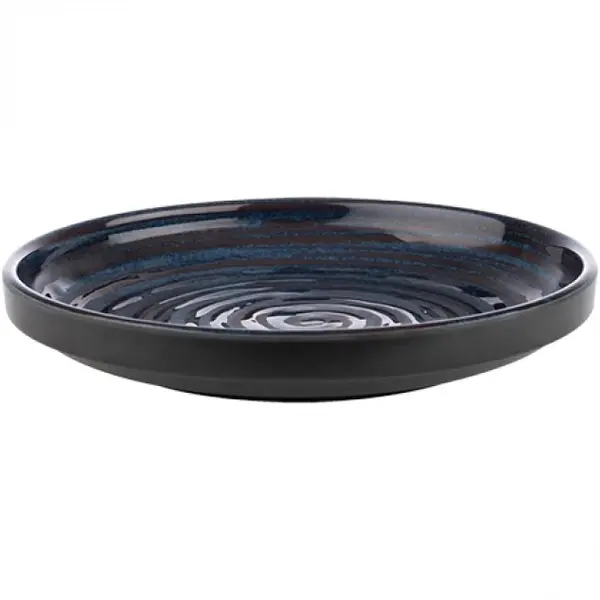 Bord | LOOPS | Melamine | Blauw | Per Stuk | Ø230x35(h)mm