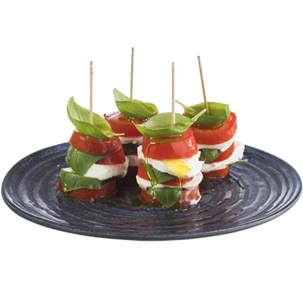 Bord | LOOPS | Melamine | Blauw | Per Stuk | Ø220x20(h)mm