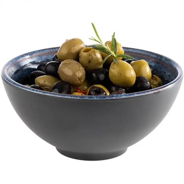 Kom | LOOPS | Melamine | Blauw | 50cl | Per Stuk | Ø150x70(h)mm