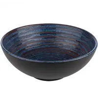 EMGA Kom | LOOPS | Melamine | Blauw | 180cl | Per Stuk | Ø240x90(h)mm