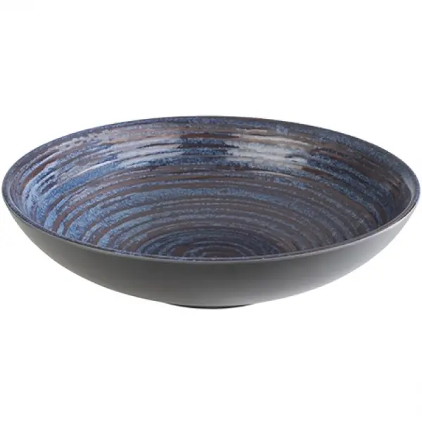 Kom | LOOPS | Melamine | Blauw | 200cl | Per Stuk | Ø310x80(h)mm