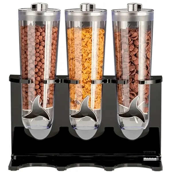 Ontbijtgranendispenser | Kunststof | 3x 1.5L | 400x170x440(h)mm