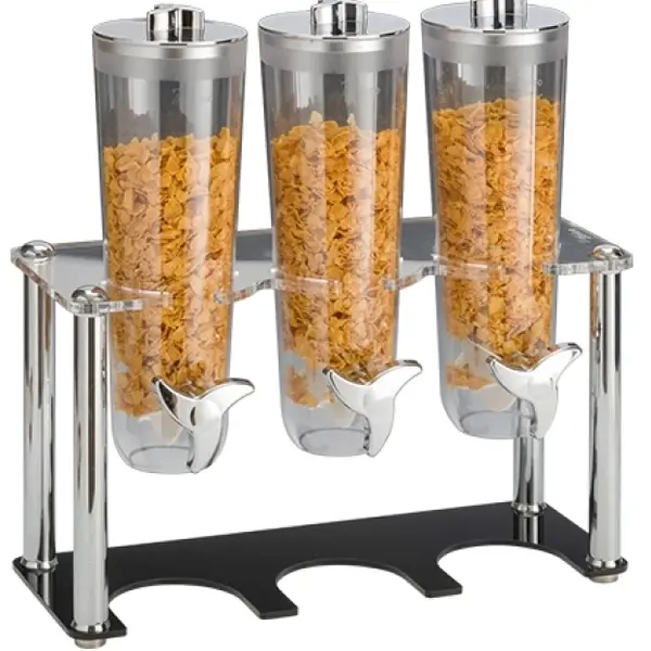 Ontbijtgranendispenser | Kunststof | 3x 1.5L | 440x170x430(h)mm