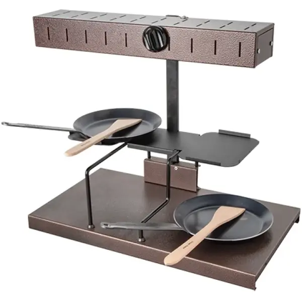 Raclette Accessoire Set | Plaatstaal | Louis Tellier Raclette-Apparaat EMG-202075