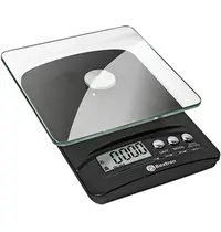 Baxtran Keukenweegschaal | KS | Glas | Max. 5kg | 1g Nauwkeurig | Draadloos | 135x210x35(h)mm 