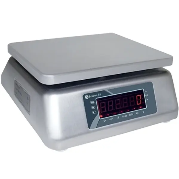 Keukenweegschaal | SS | RVS | Max. 6kg | 0,5g Nauwkeurig | Bedraad/Draadloos (Oplaadbaar)  | Stof-/Waterdicht | 290x240x110(h)mm