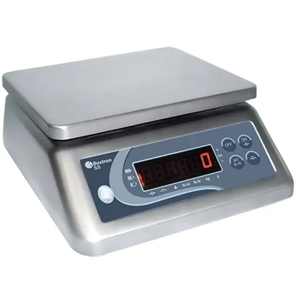 Keukenweegschaal | SS | RVS | Max. 15kg | 1g Nauwkeurig | Bedraad/Draadloos (Oplaadbaar)  | Stof-/Waterdicht | 290x240x110(h)mm