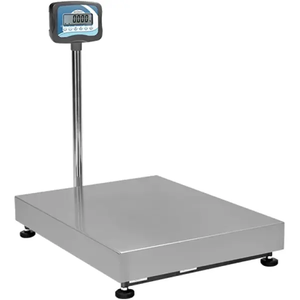 Platformweegschaal | TMZ | RVS/Kunststof | Max. 30kg | 5g Nauwkeurig | Bedraad/Draadloos (Oplaadbaar)  | Waterdicht | 350x660x640(h)mm