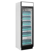 Tefcold Drankenkoeling | SERIE CEV | 372L | Wit/Zwart | +2°C/+10°C | Statisch + Ventilator | Wielen | 595x640x1980(h)mm 
