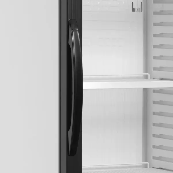 Drankenkoeling | SERIE CEV | 372L | Wit/Zwart | +2°C/+10°C | Statisch + Ventilator | Wielen | 595x640x1980(h)mm