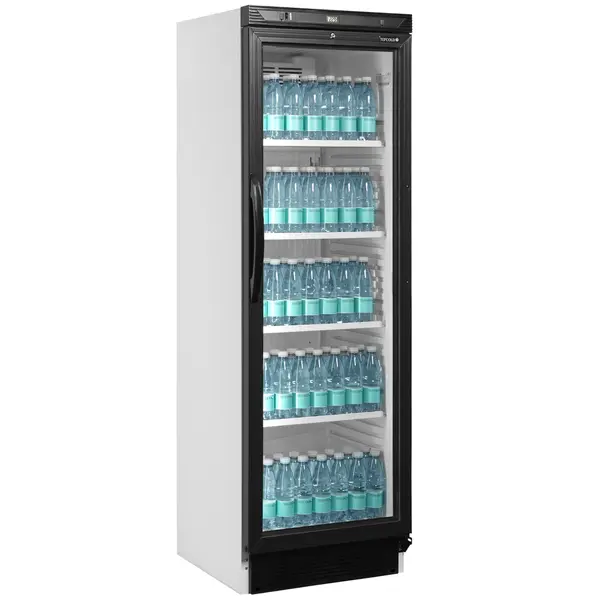 Drankenkoeling | SERIE CEV | 358L | Wit/Zwart | +2°C/+10°C | Statisch + Ventilator | Wielen | 595x600x1840(h)mm