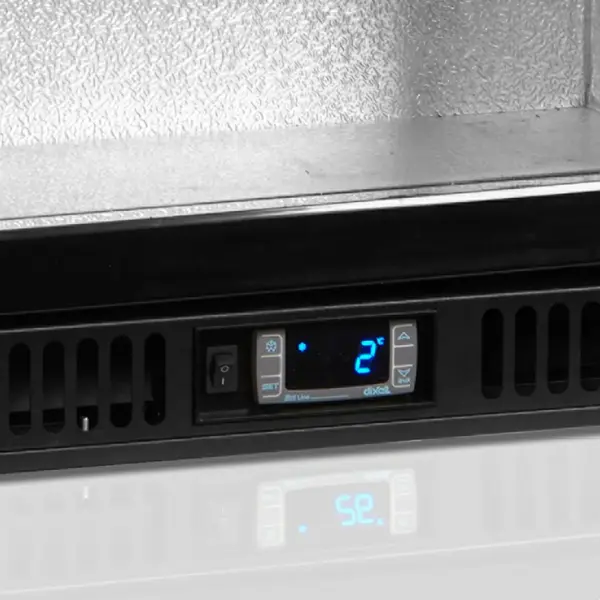 Barkoelkast | SERIE BA | 311L | Zwart | +2°C/+10°C | Geforceerd | Schuifdeuren | 1355x515x900(h)mm