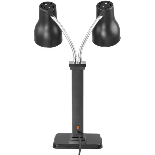 Warmhoudlamp | Zwart | Zwenkbaar | 2x 250W | 260x180x670(h)mm