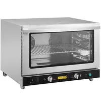 Buffalo Heteluchtoven | 4 Niveaus (EN/GN) | Elektrisch | 70°C/250°C | 4.6kW (400V) | Bevochtiging (Handmatig) | 760x686x558(h)mm