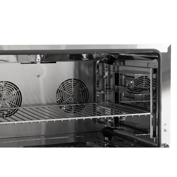 Heteluchtoven | 4 Niveaus (EN/GN) | Elektrisch | 70°C/250°C | 4.6kW (400V) | Bevochtiging (Handmatig) | 760x686x558(h)mm